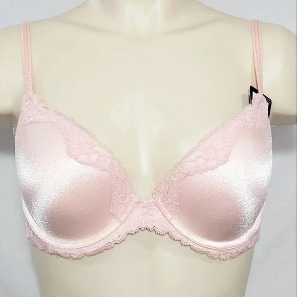 34D Maidenform Self Expressions Plunge UW Bra Pink NWT - Picture 1 of 8